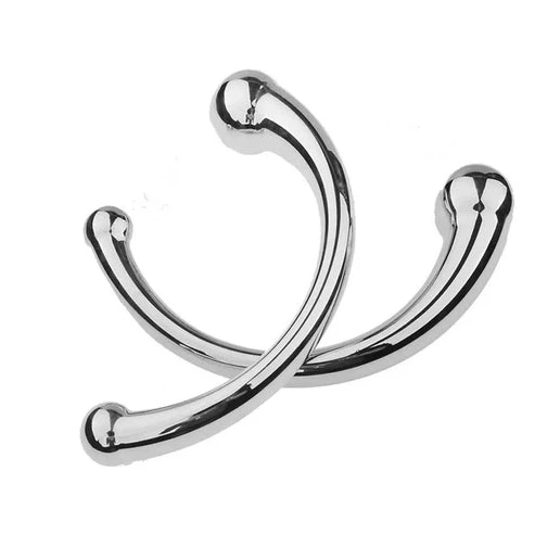 Elegant Hook Anal Ended Steel Stainless Double 5858 0603
